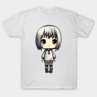 Japanese Manga Character Drawing T-Shirt